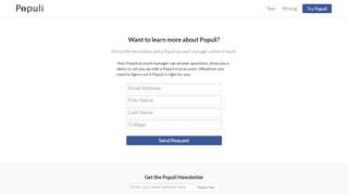 
                            2. Sign Up - Populi