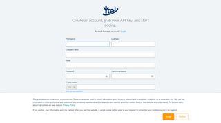 
                            1. Sign Up - portal.ytel.com