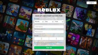 
                            2. Sign Up - Roblox