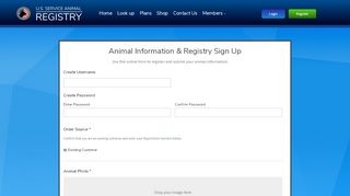 
                            1. sign up - Service Dog Registration - myussar.com