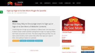 
                            5. Sign-up Sign-in to See More Plugin for Joomla - …