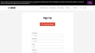 
                            5. Sign up | Slack Platform Community