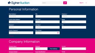 
                            4. Sign Up | Sytner Auction