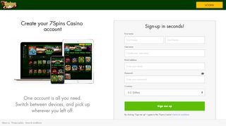 
                            4. Sign Up to Play Mobile Casino Games at 7Spins Casino