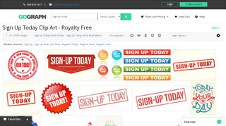 
                            2. Sign Up Today Clip Art - Royalty Free - GoGraph