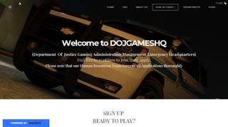 
                            1. SIGN UP TODAY ! - The Offical DOJGAMESHQ …