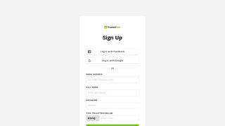 
                            5. Sign Up | TrustedSite