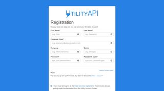 
                            1. Sign Up - Utility API