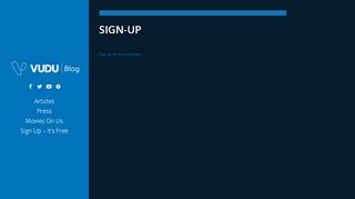 
                            7. Sign-up – Vudu Blog