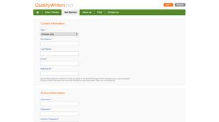 
                            4. Sign up with QualityliWriters.net now! - QualityWriters.net