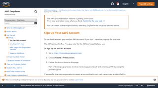 
                            4. Sign Up Your AWS Account - AWS DeepRacer