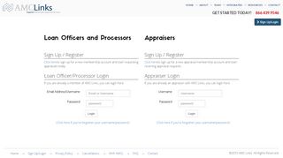 
                            5. Sign Up/Login - AMC Links