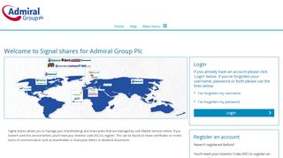 
                            9. Signal shares for Admiral Group Plc