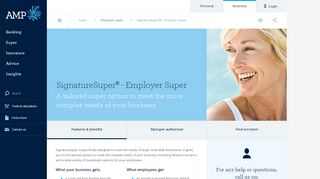 
                            2. SignatureSuper® - Employer Super - AMP