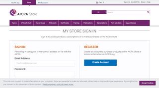 
                            5. Signin - AICPA Store