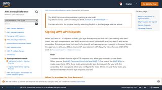 
                            7. Signing AWS API Requests - AWS General Reference