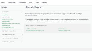 
                            5. Signing In Securely | Kijiji Helpdesk