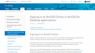 
                            5. Signing in to ArcGIS Online in ArcGIS for Desktop applications—Help ...