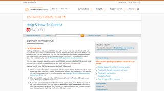 
                            1. Signing in to Practice CS