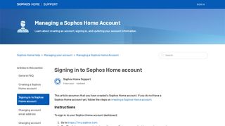 
                            9. Signing in to Sophos Home account – Sophos Home Help