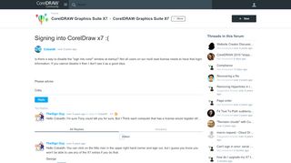 
                            2. Signing into CorelDraw x7 :( - CorelDRAW Graphics Suite X7 ...
