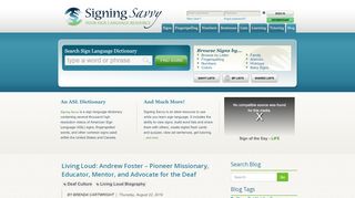 
                            10. Signing Savvy | ASL Sign Language Video Dictionary