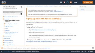 
                            7. Signing Up for an AWS Account and Pricing