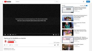 
                            3. Signing up for XtraMath as a teacher - YouTube