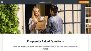 
                            2. Signing up, Sessions, Earnings & More - Amazon Flex FAQs