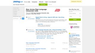 
                            9. Sign+language+interpreter Jobs in New Jersey | New Jersey