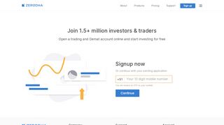 
                            3. Signup and open a Zerodha trading and demat account online ...