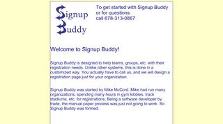 
                            1. Signup Buddy