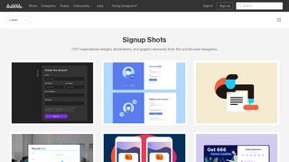 
                            2. Signup designs, themes, templates and ... - Dribbble