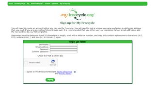 
                            4. signup for freecycle - My Freecycle Network