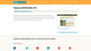 
                            2. Signup Radioloyalty (Signup.radioloyalty.com) …
