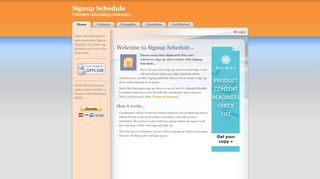 
                            6. Signup Schedule - FREE Online Sign Up Sheets and Volunteer ...