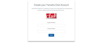 
                            1. Signup | Yamaha Loyalty