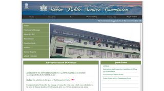 
                            4. Sikkim Public Sercive Commission