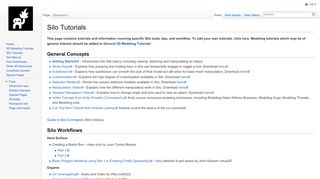 
                            3. Silo Tutorials - Nevercenter 3D Modeling Wiki