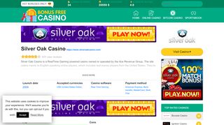 
                            8. Silver Oak Casino | 🎁 Your Bonus Casino Free in just 1 click!