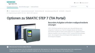 
                            9. SIMATIC STEP 7 Optionen - Siemens