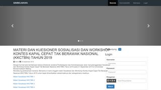 
                            2. SIMBELMAWA Program Kreativitas Mahasiswa (PKM)