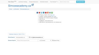 
                            9. Simcoeacademy.ca - site-stats.org