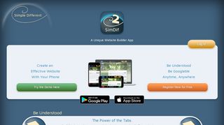 
                            1. SimDif | Make a good website with phone, tablet or computer