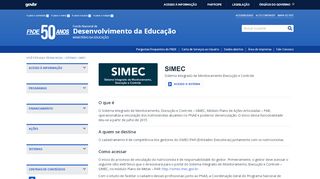 
                            6. SIMEC - Portal do FNDE