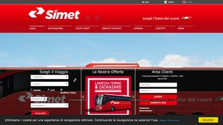 
                            4. Simet Spa :: Autolinee Nazionali ed Internazionali - Noleggio ...