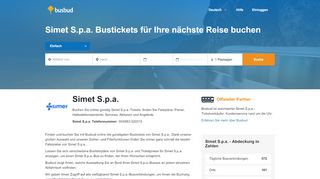 
                            3. Simet S.p.a. - Bustickets finden und buchen | Busbud