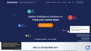 
                            4. SimilarWeb | Website Traffic Statistics & Market Intelligence