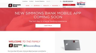 
                            10. Simmons Bank - Personal & Business Banking, …