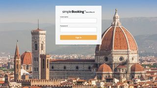 
                            9. Simple Booking BackOffice: Log in